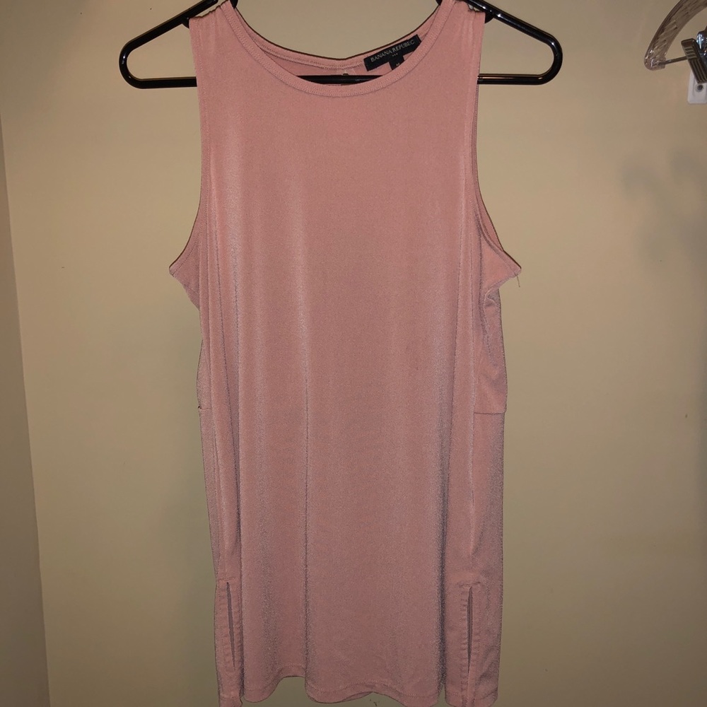 Rose Colored Tank Top Banana Republic Blouse